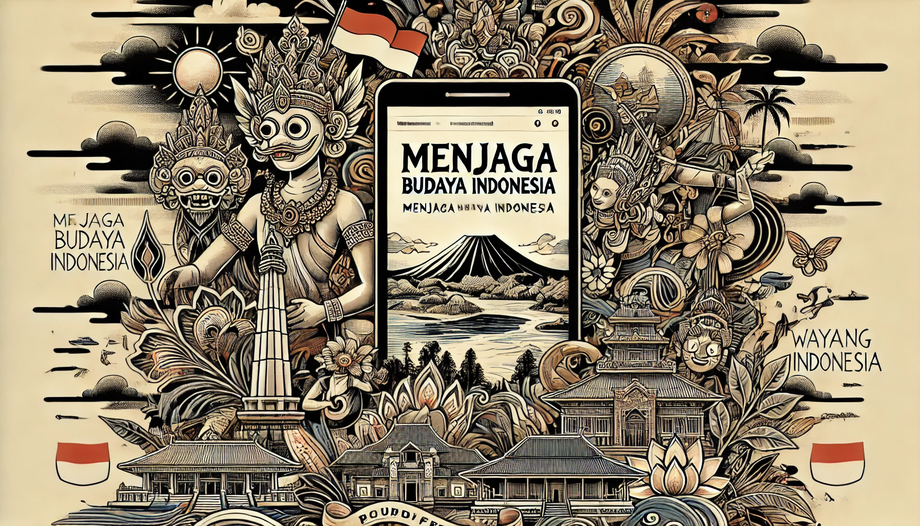 menjaga budaya Indonesia