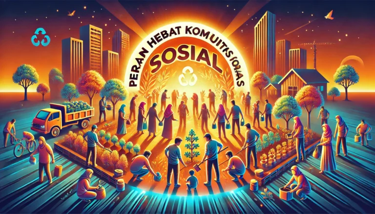Peran Hebat Komunitas Sosial