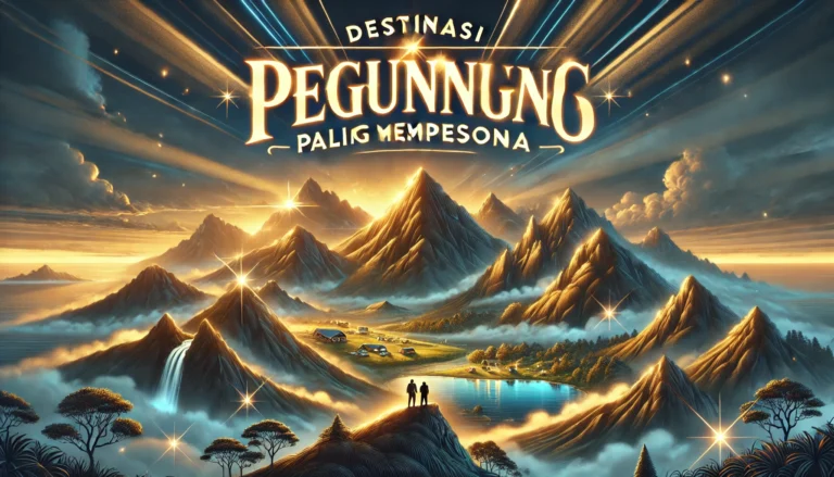 Destinasi Pegunungan Paling Mempesona