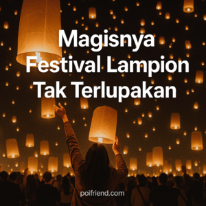 Magisnya Festival Lampion Tak Terlupakan