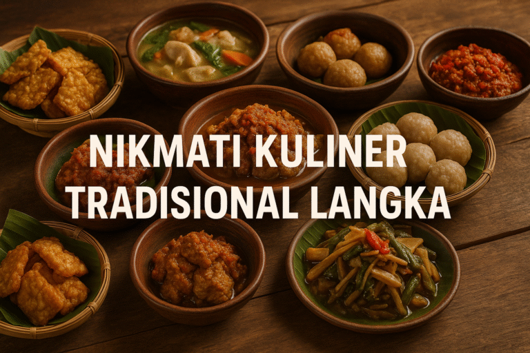 Nikmati Kuliner Tradisional Langka