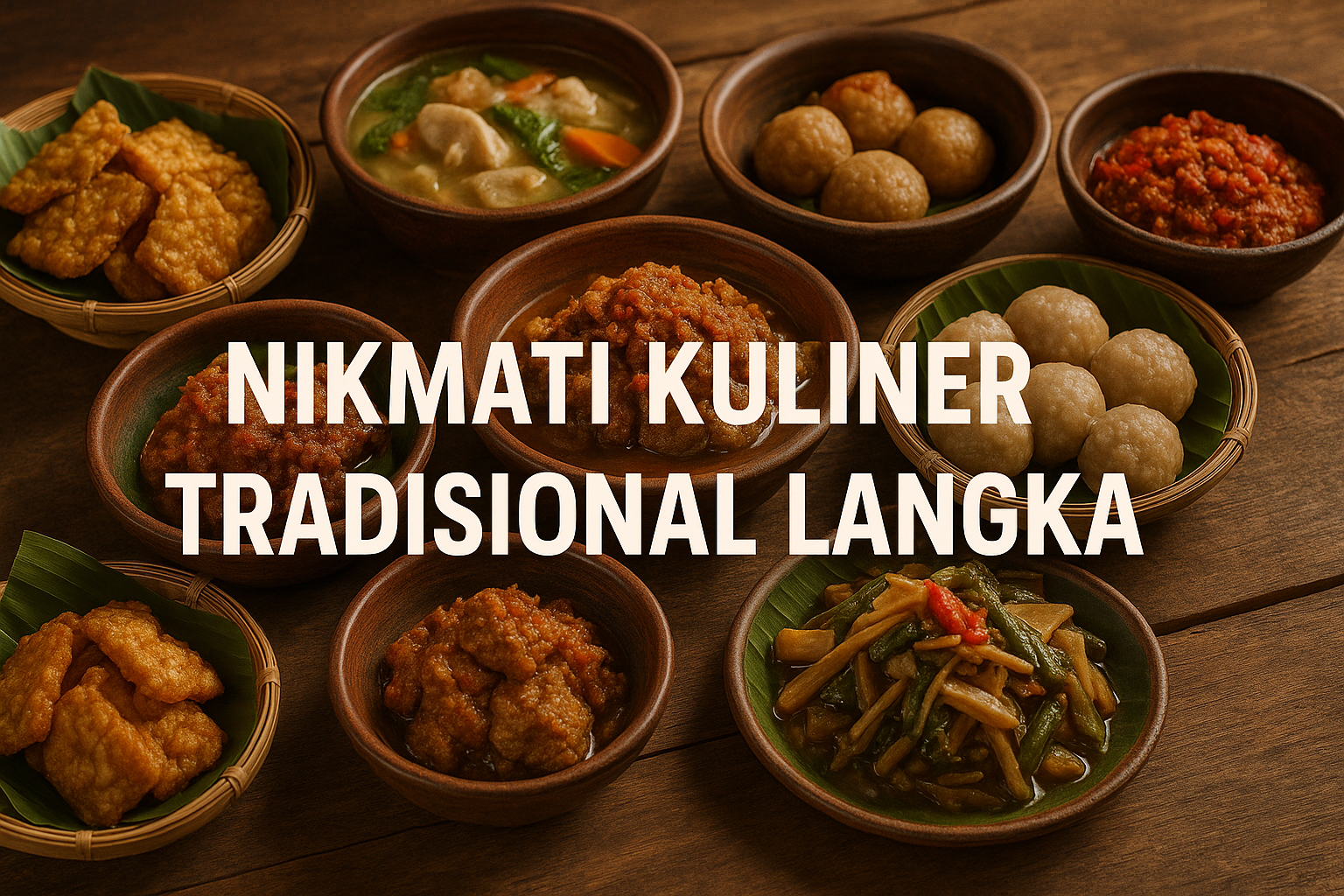 Nikmati Kuliner Tradisional Langka