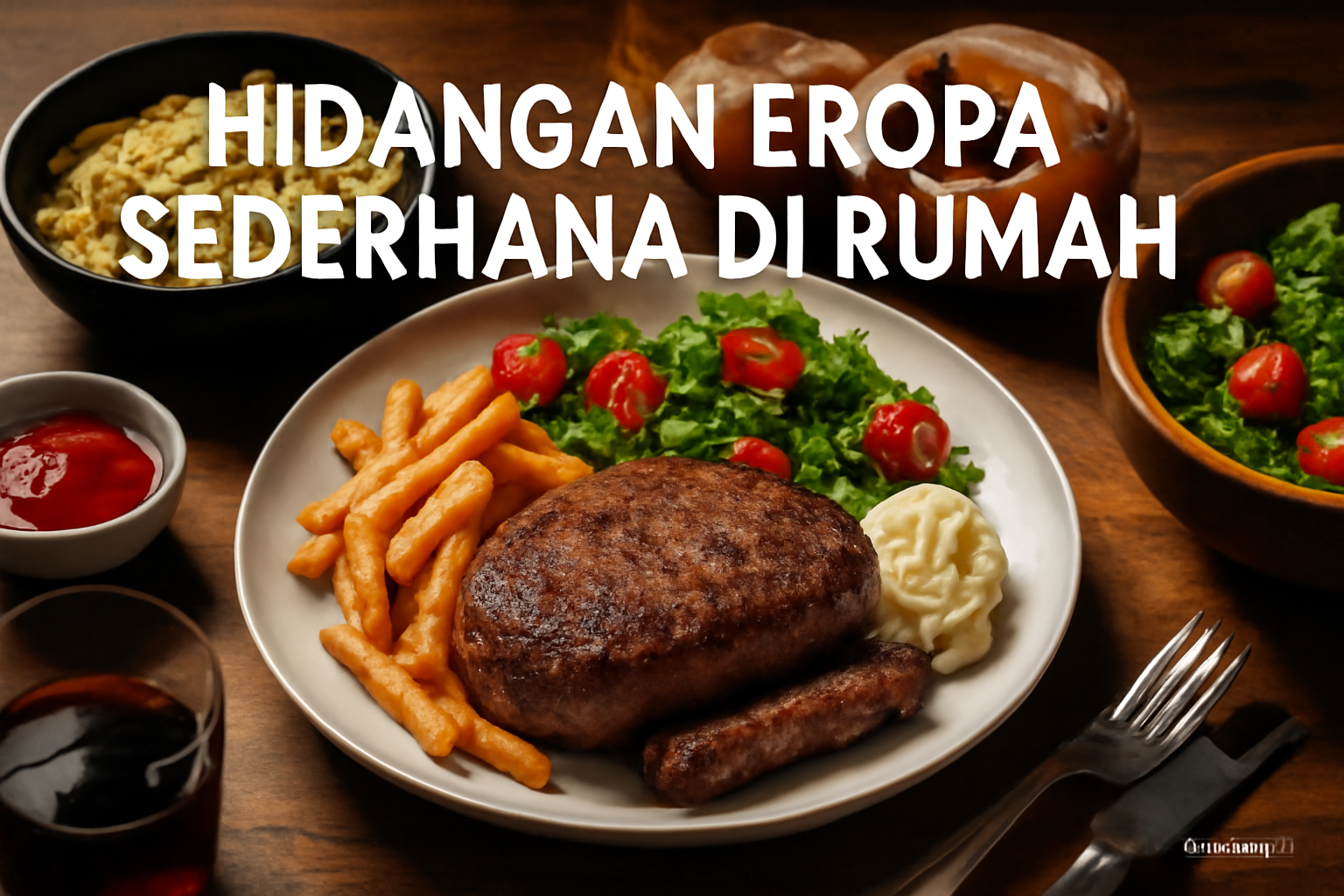 Hidangan Eropa Sederhana di Rumah