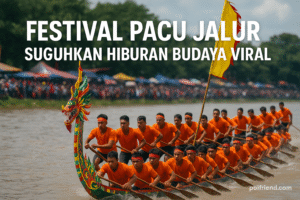 Festival Pacu Jalur Suguhkan Hiburan Budaya Viral
