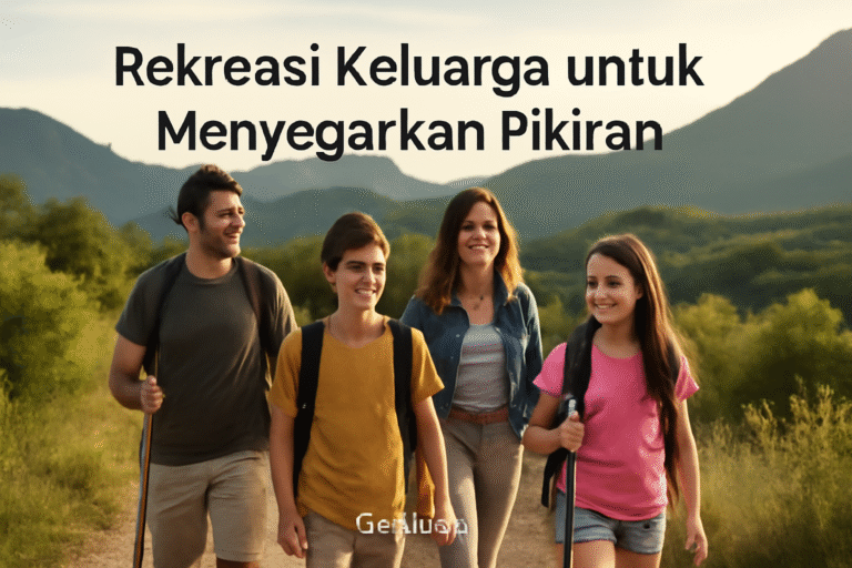 Rekreasi Keluarga untuk Menyegarkan Pikiran