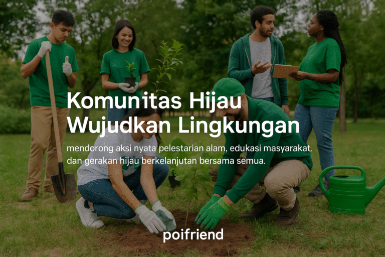 Komunitas Hijau Wujudkan Lingkungan
