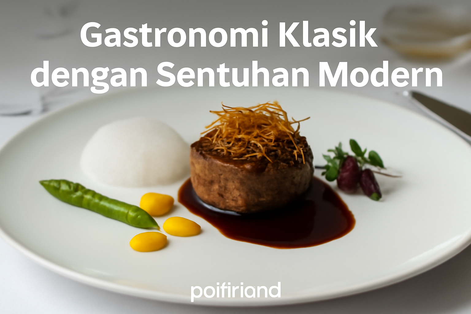Gastronomi Klasik dengan Sentuhan Modern