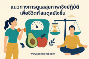 แนวทางการดูแลสุขภาพเชิงปฏิบัติเพื่อชีวิตที่สมดุลยิ่งขึ้น