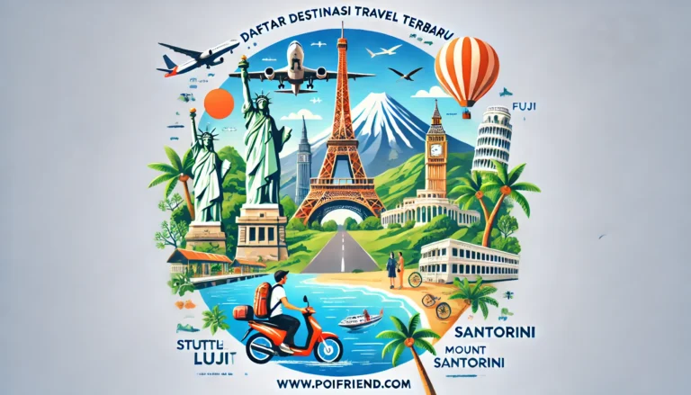 Daftar Destinasi Travel Terbaru