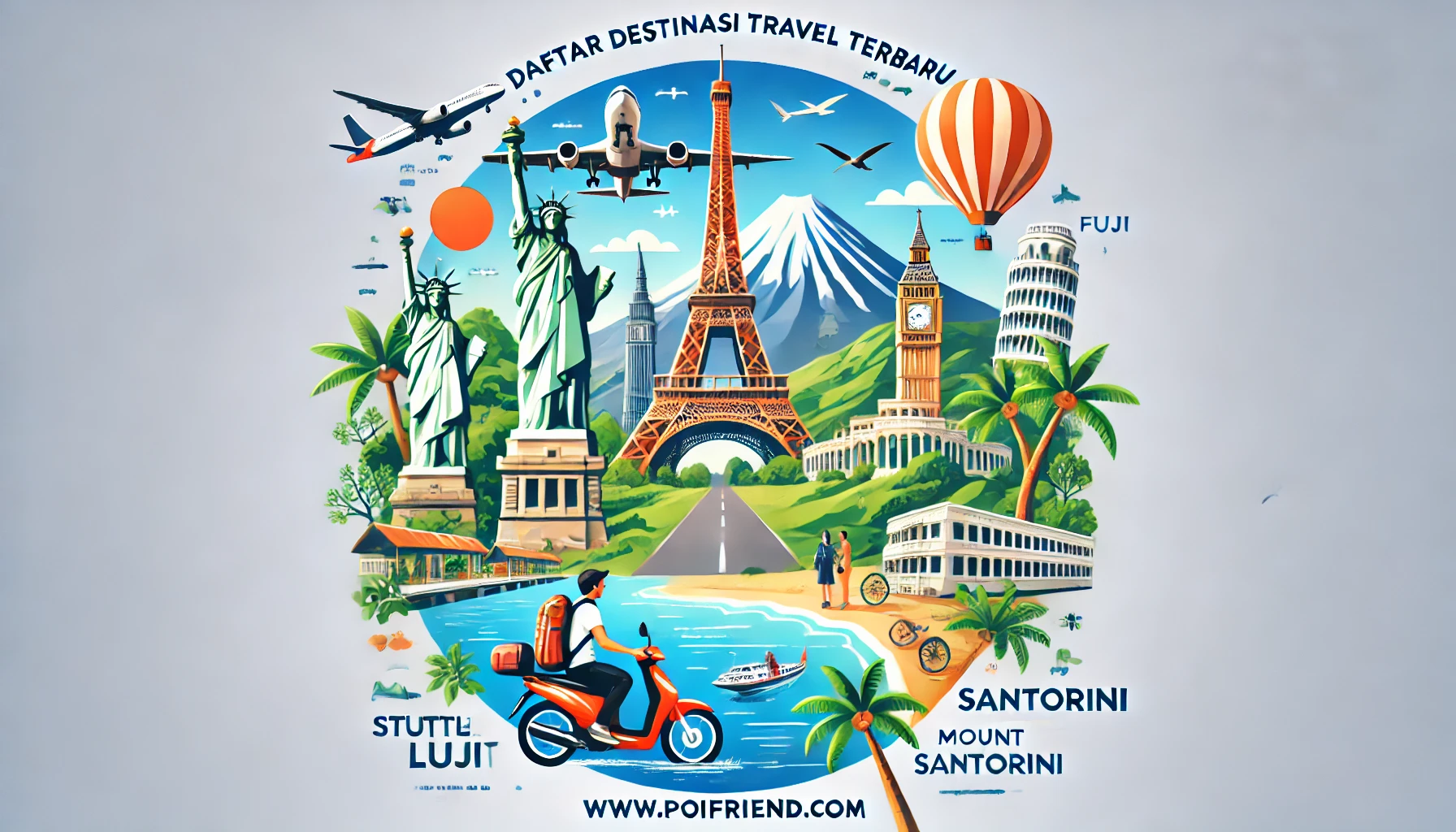 Daftar Destinasi Travel Terbaru