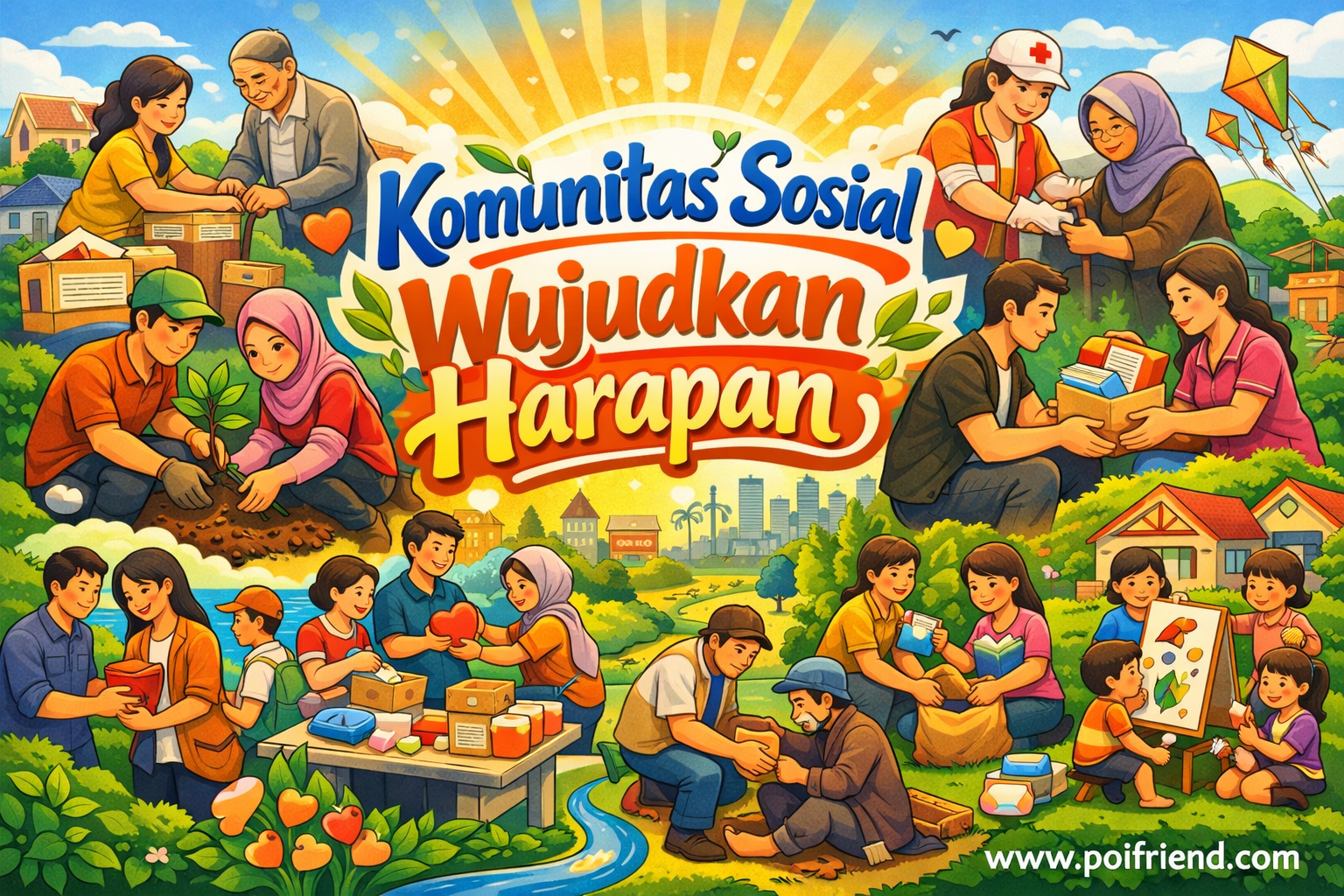 Komunitas Sosial Wujudkan Harapan