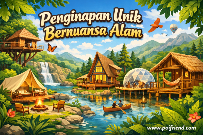 Penginapan Unik Bernuansa Alam