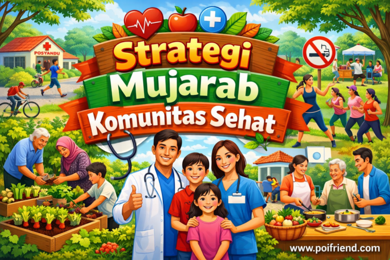 Strategi Mujarab Komunitas Sehat