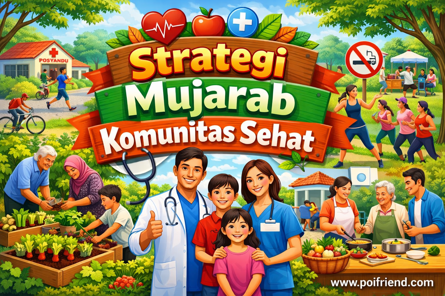 Strategi Mujarab Komunitas Sehat