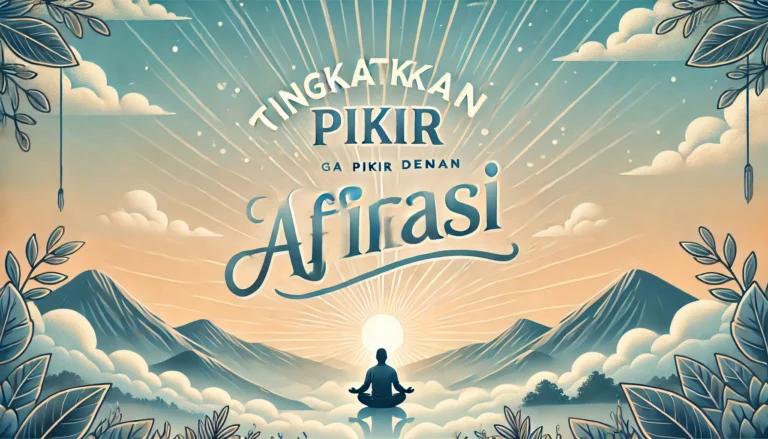 Tingkatkan Pikir Dengan Afirmasi