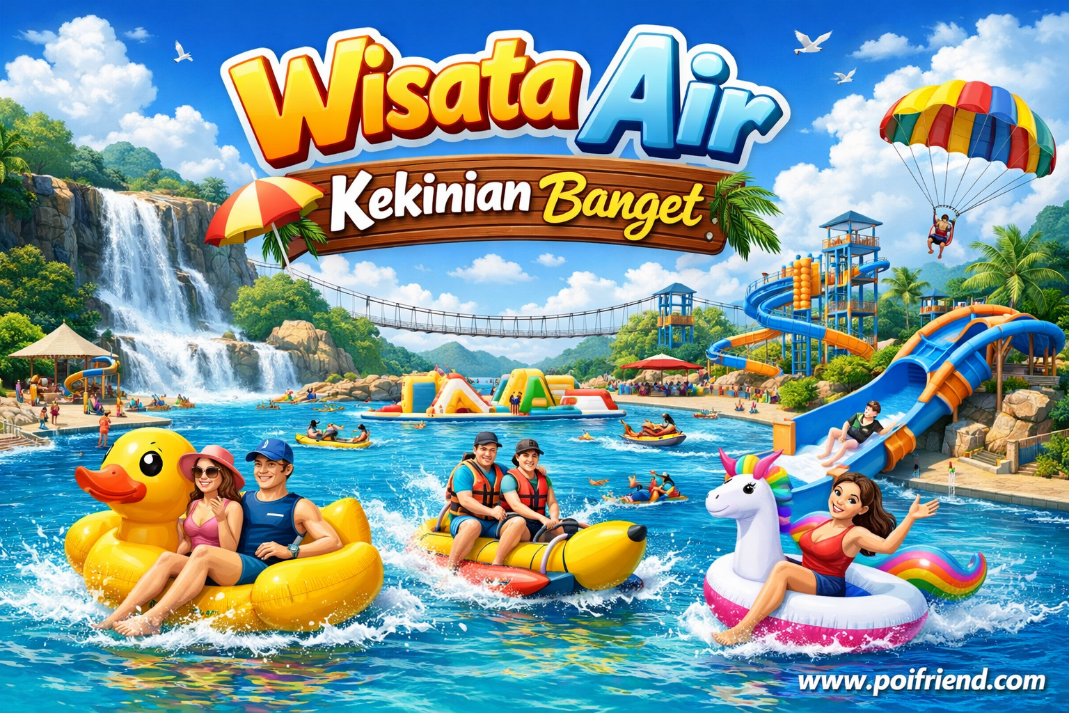 Wisata Air Kekinian Banget