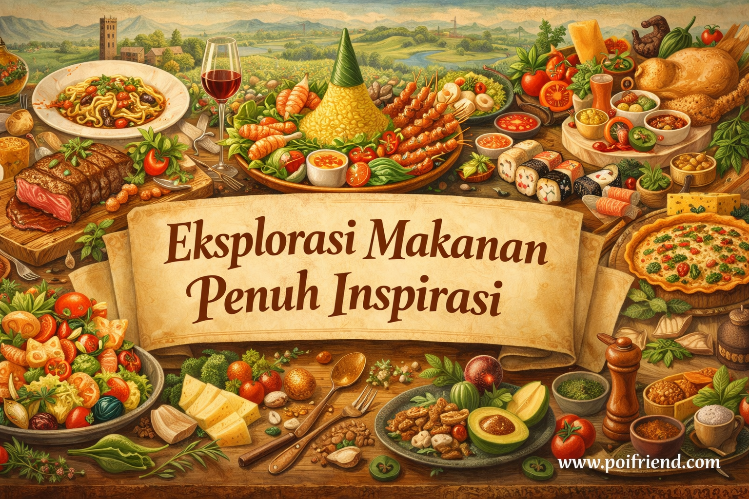 Eksplorasi Makanan Penuh Inspirasi